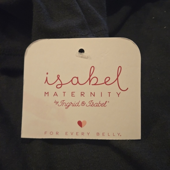 Ingrid & Isabel Maternity Black Sheath Dress with Raglan Long Sleeves Size XXL - Picture 6 of 15